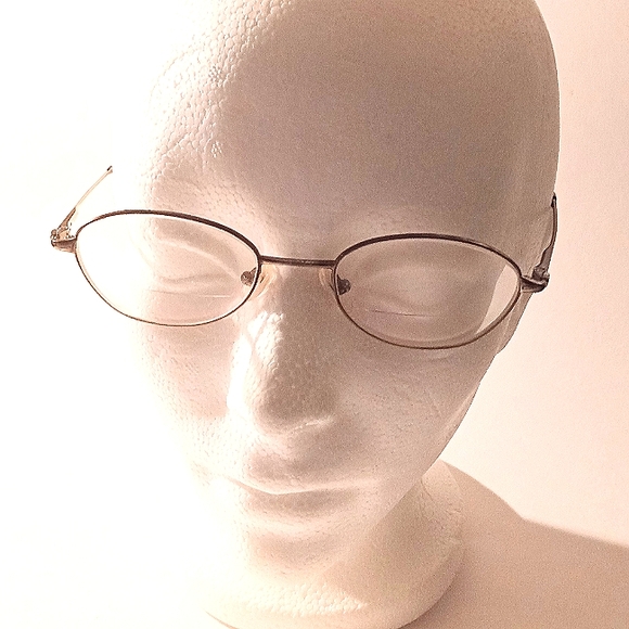 VTG Gucci Gold Bronze Oval Eyeglasses Frames GG2641 3XG 50 19 130 - Picture 3 of 10